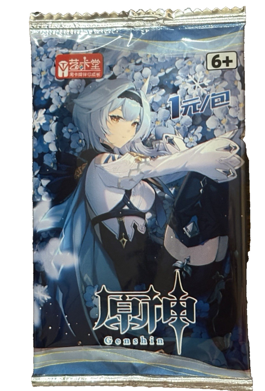Genshin Impact Trading Card Game Booster Pack Japan Japanese ANIME 6+ CCG